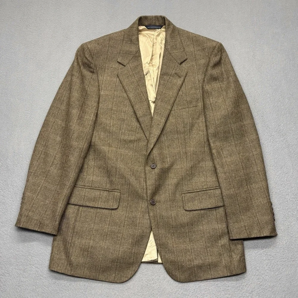 VTG Brooks Brothers Lambswool Tweed Blazer Men's‎ 39R Union Made in USA